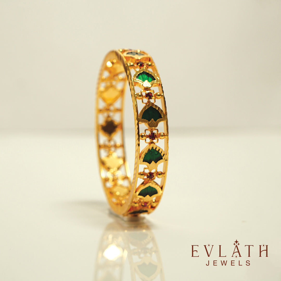 Premium Quality Palakka Bangles – Evlath Jewels